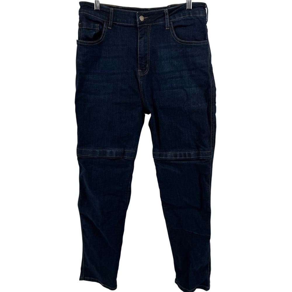 Hwk Motorsport Blue Jeans 36x30 VELCROO Knee Pocket for Padding Motorcycle
